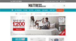 Desktop Screenshot of mattress.co.uk